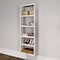 John Louis Home Solid Wood 16in. Deep Storage Tower with Shelves White JLH-300-W - alternate 1